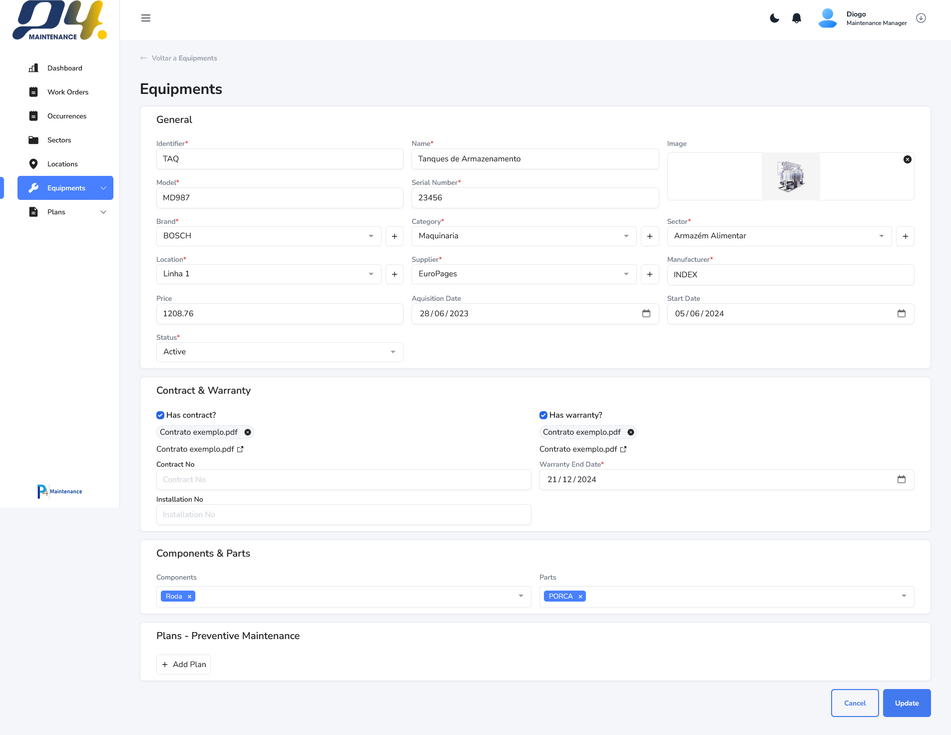 equipment management